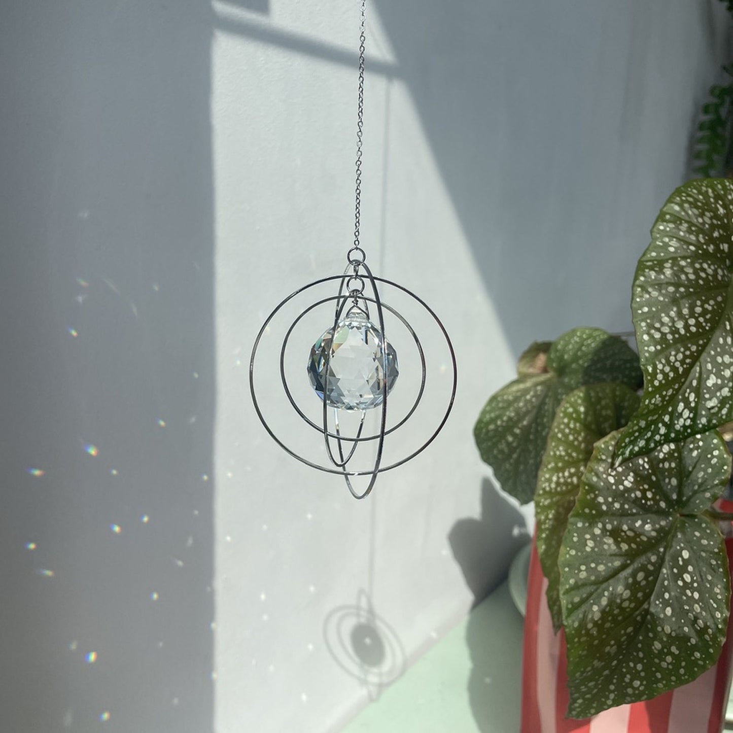 Suncatcher Circles . silber