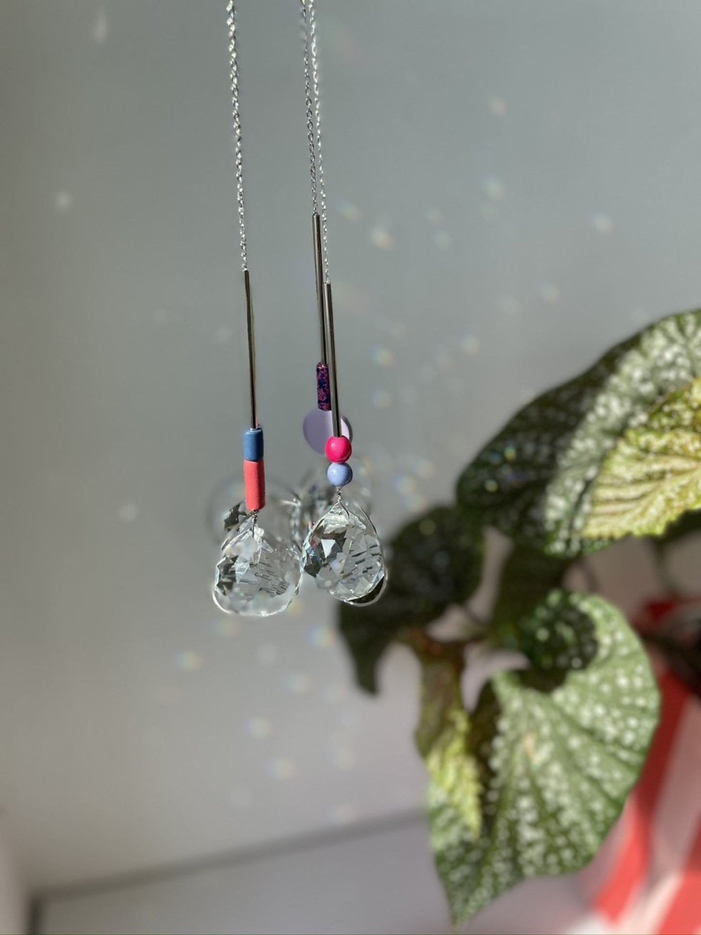 Suncatcher Disc flieder violett silver
