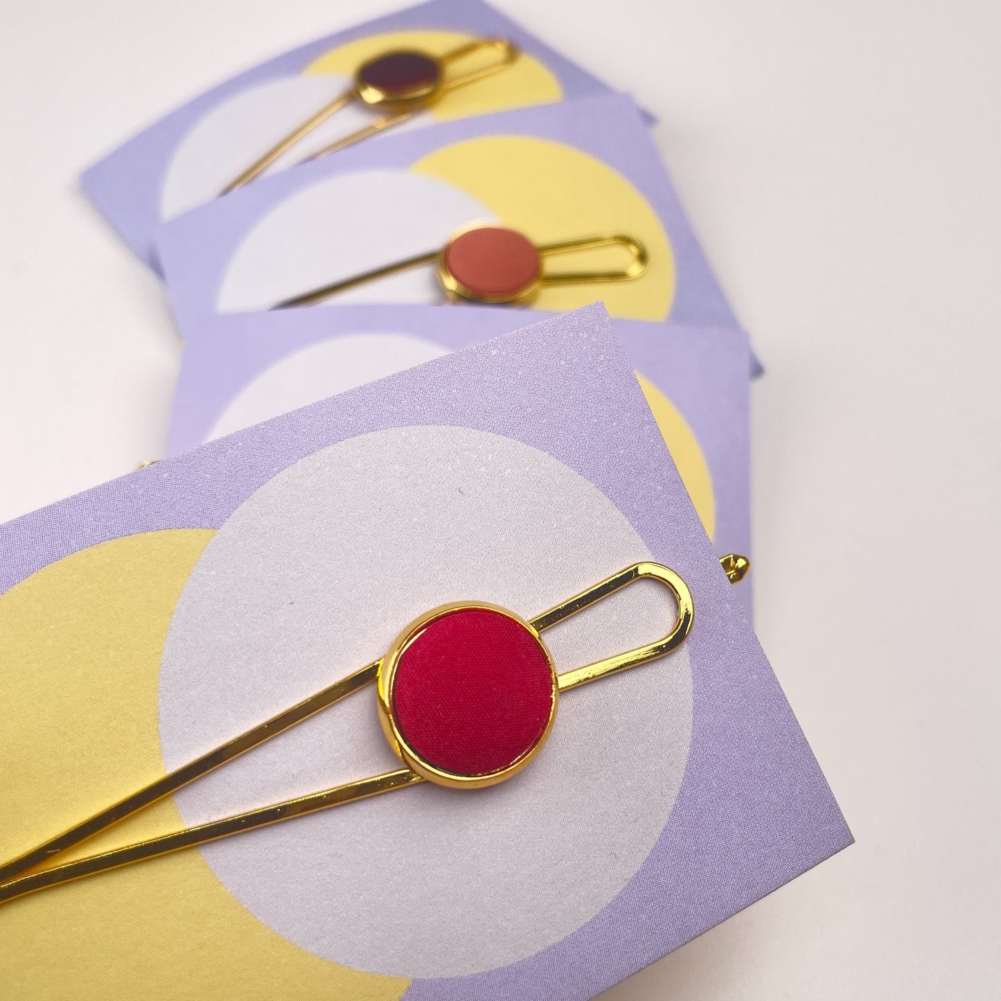 Haarspange *Little Pea*in Magenta