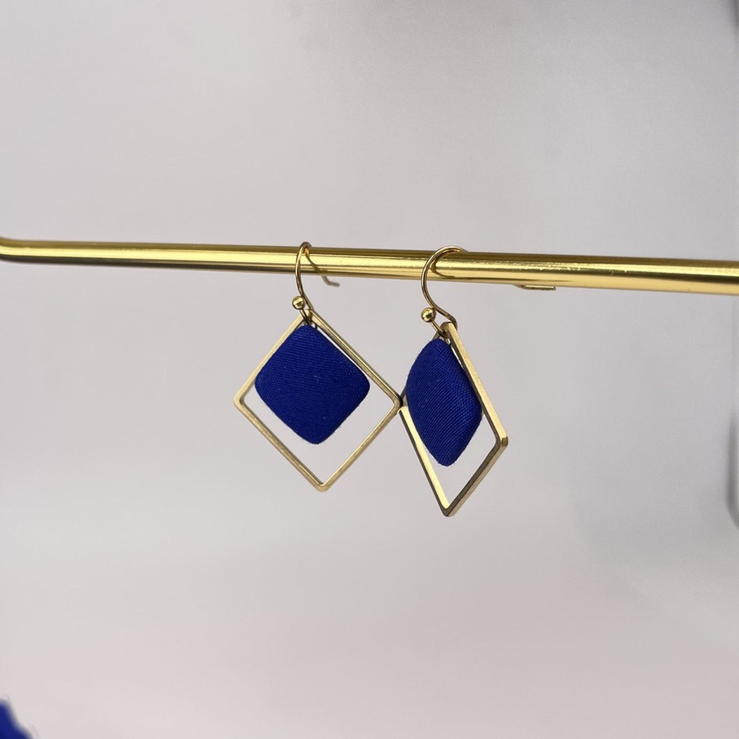 Ohrringe InnerBlock in Royalblau