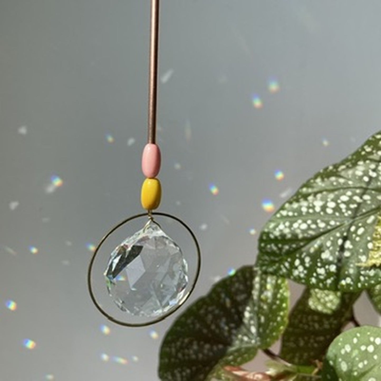 Suncatcher BonBon lachs gelb
