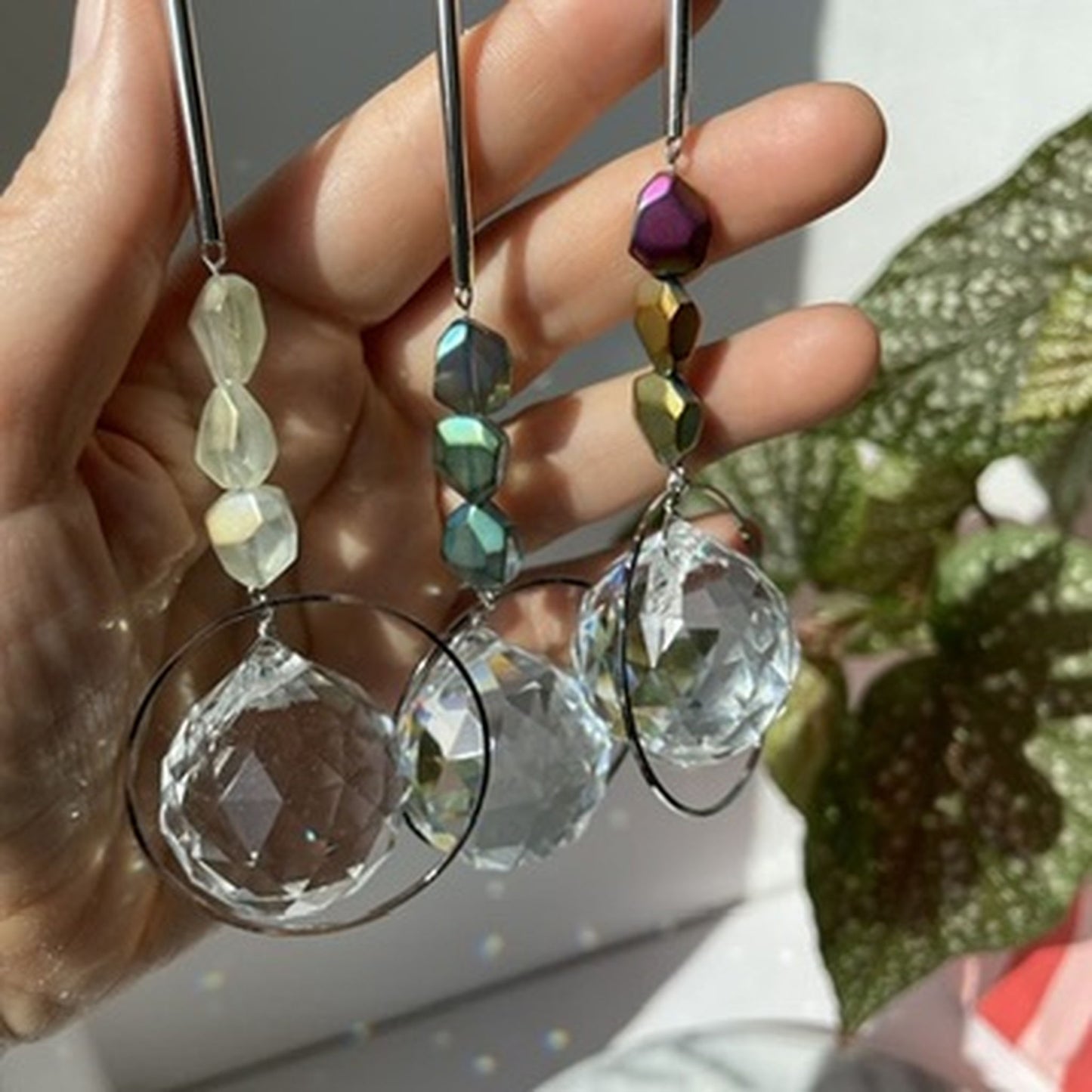 Suncatcher Rocks blau Silver