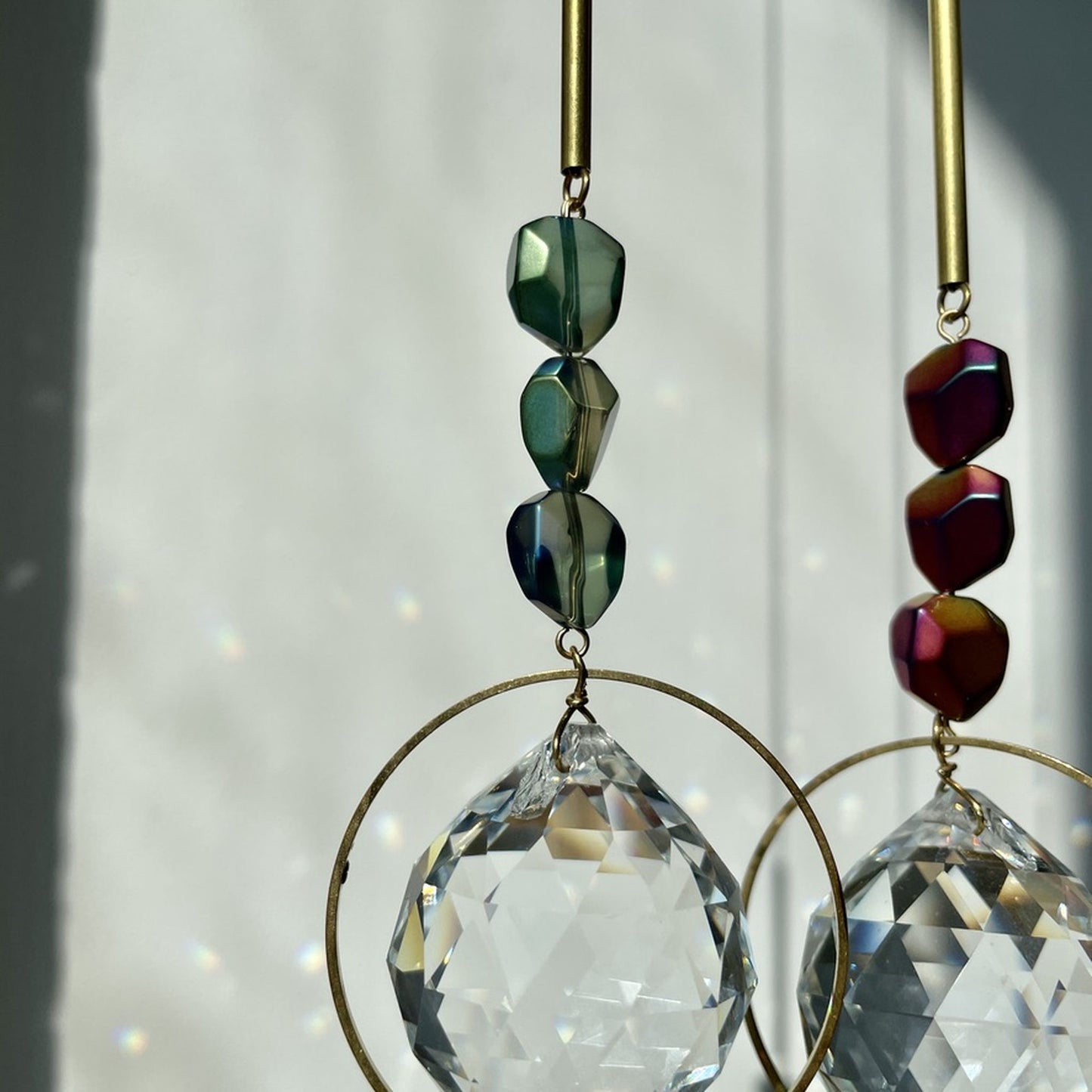 Suncatcher Rocks blau gold
