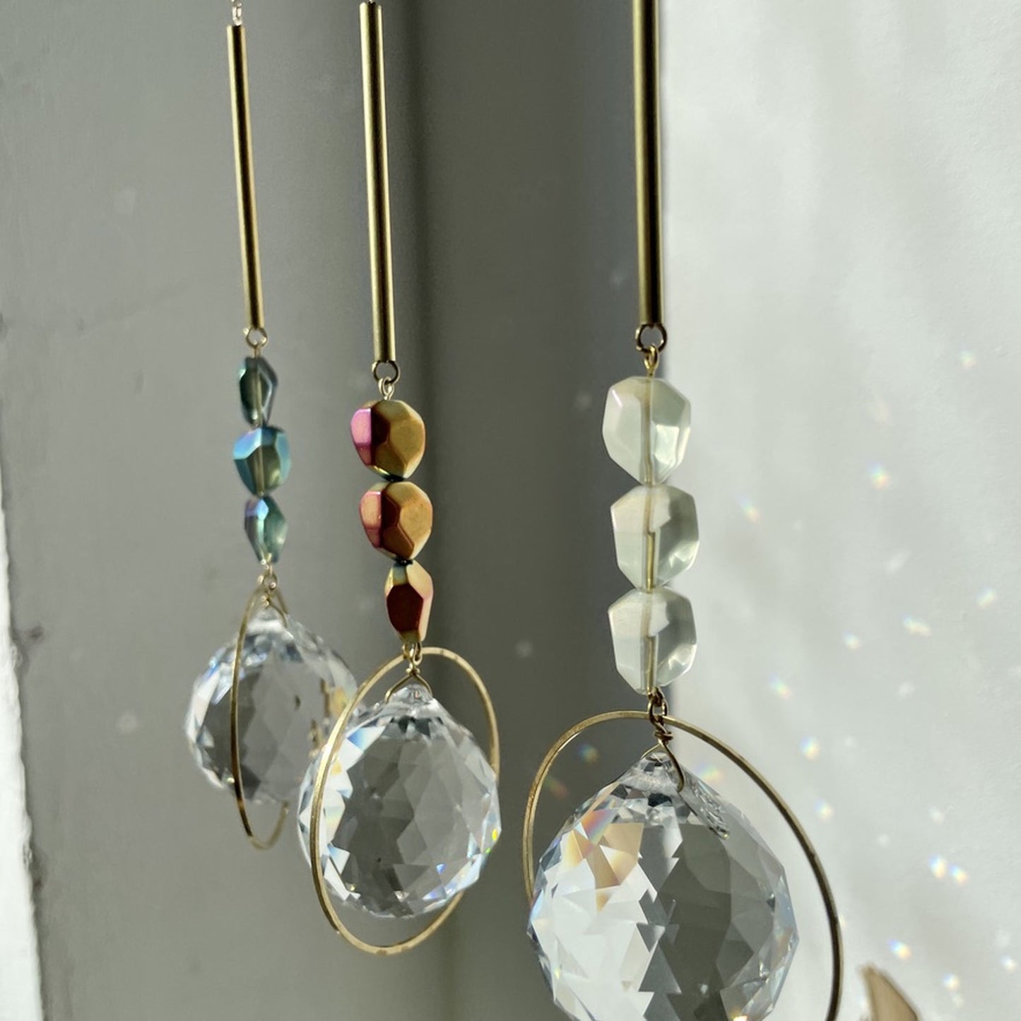 Suncatcher Rocks bunt gold