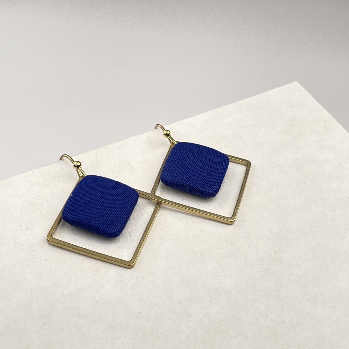 Ohrringe InnerBlock in Royalblau