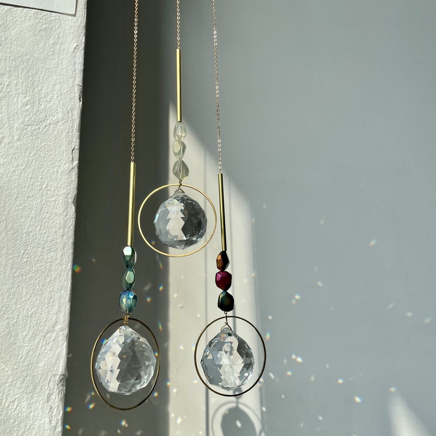 Suncatcher Rocks bunt gold
