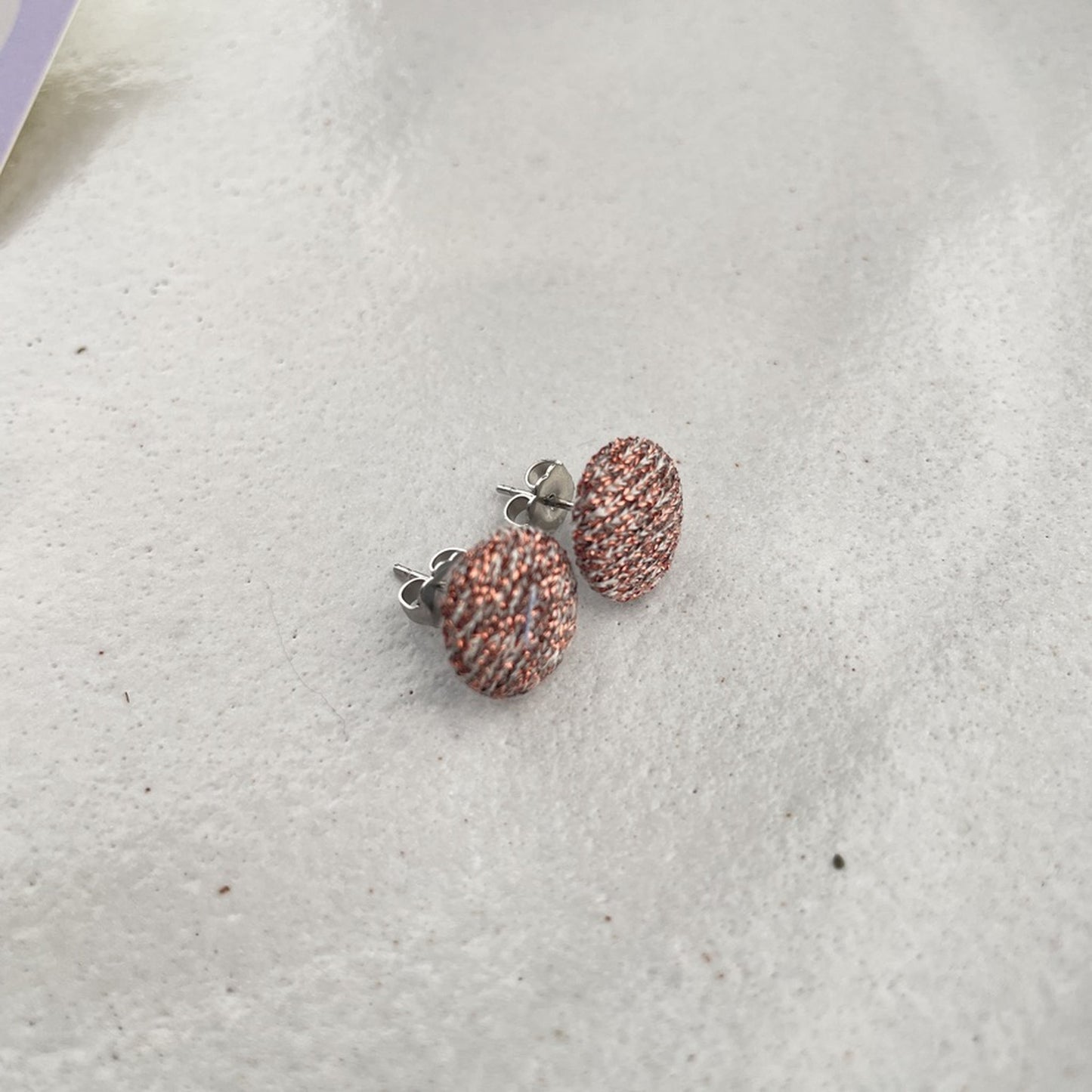 kleine Stoffstecker . RoseGlitzer
