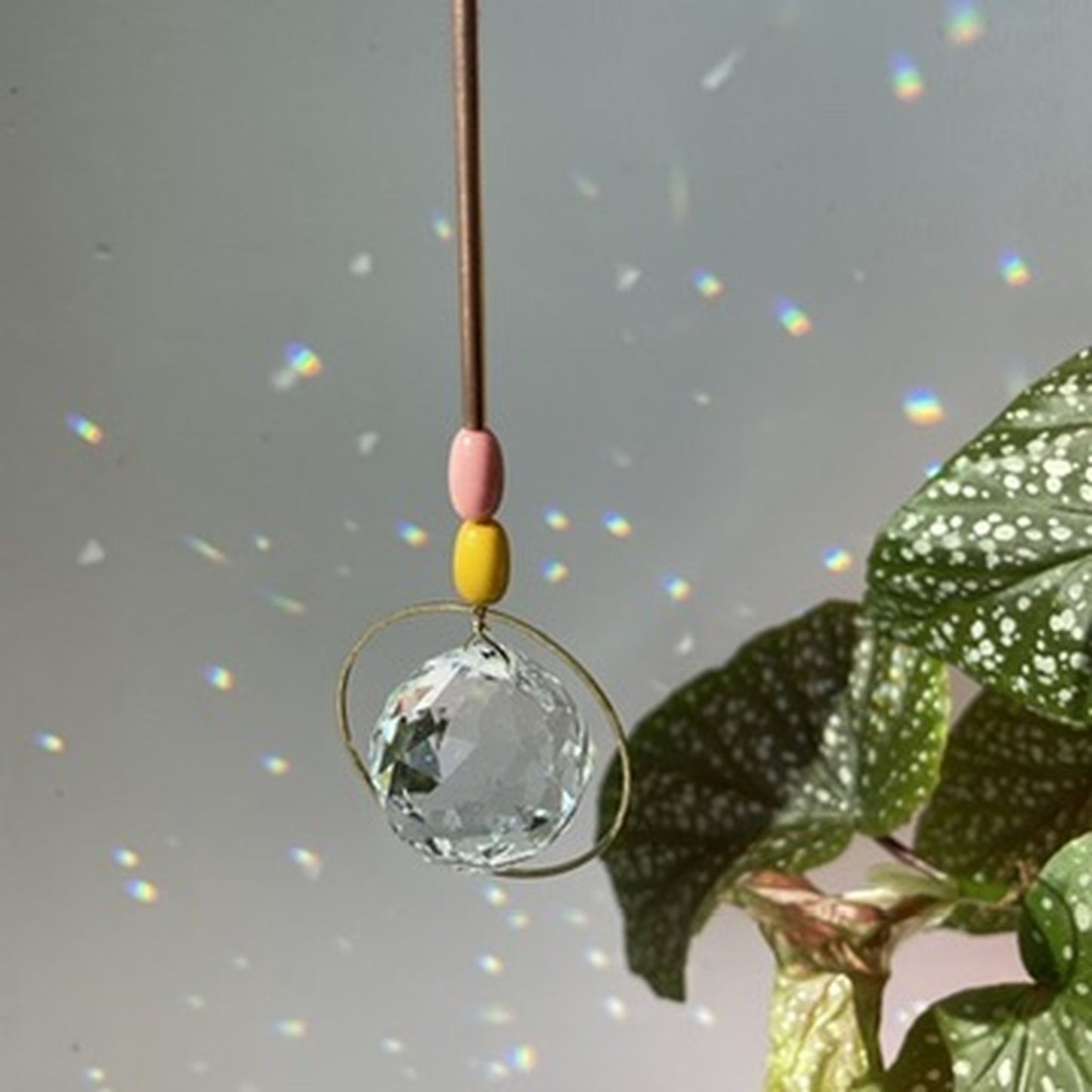 Suncatcher BonBon lachs gelb