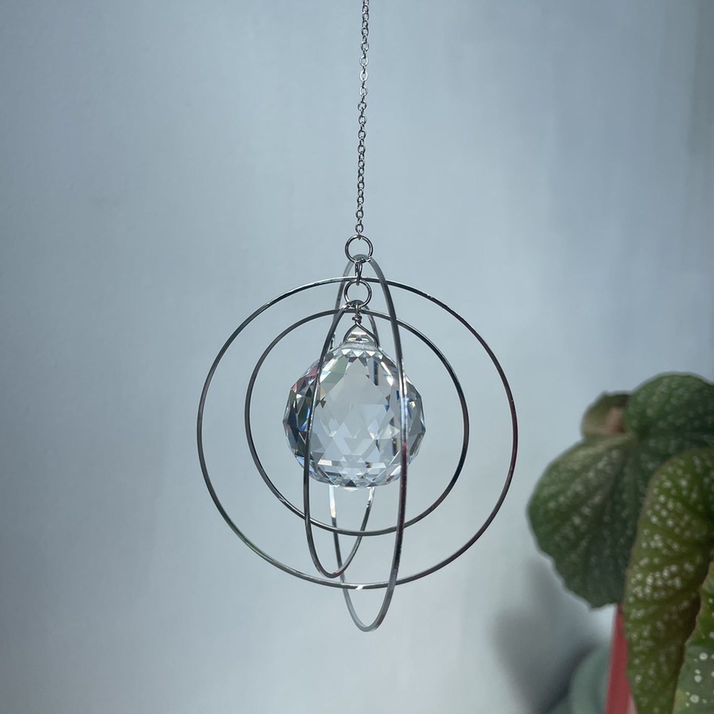 Suncatcher Circles . silber
