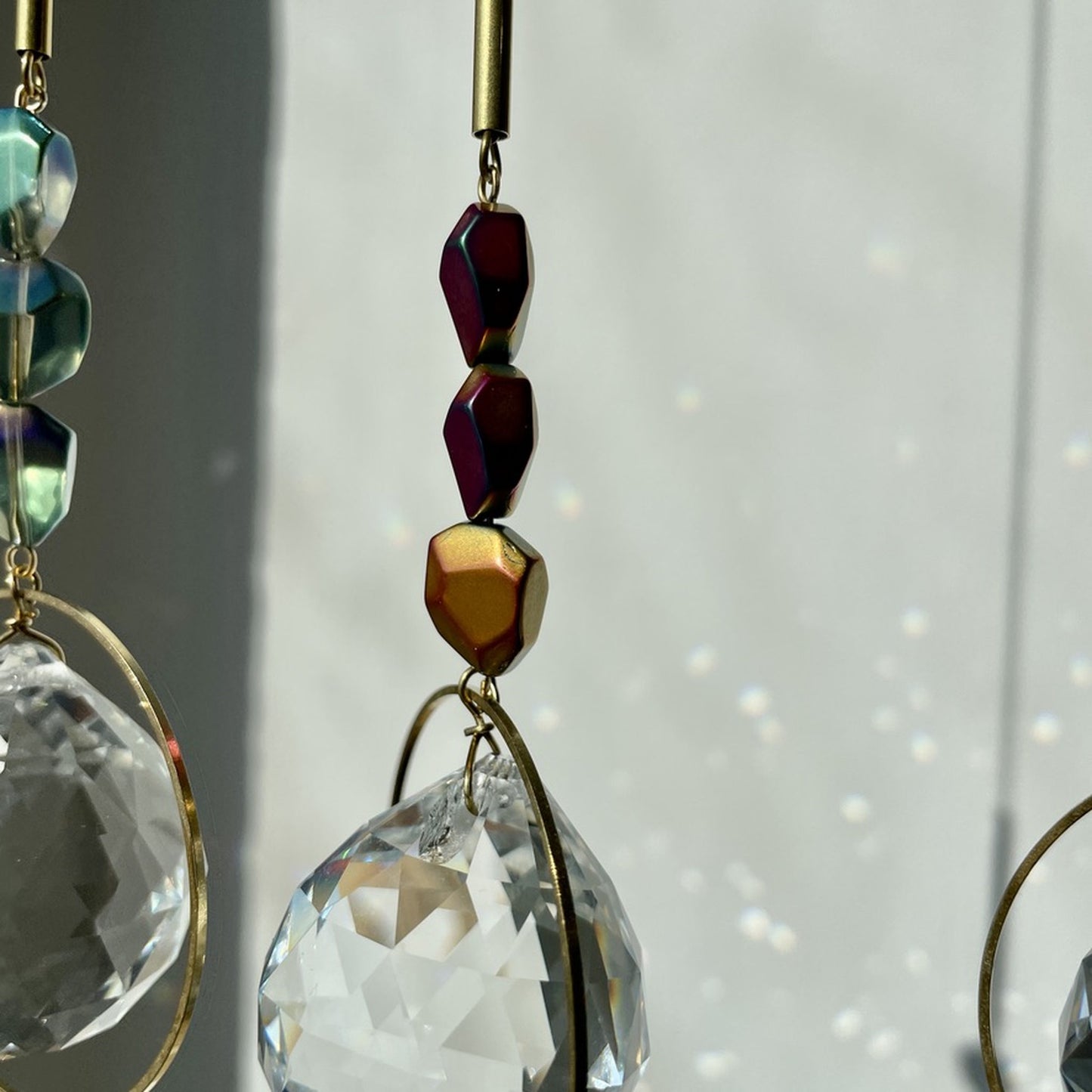 Suncatcher Rocks bunt gold