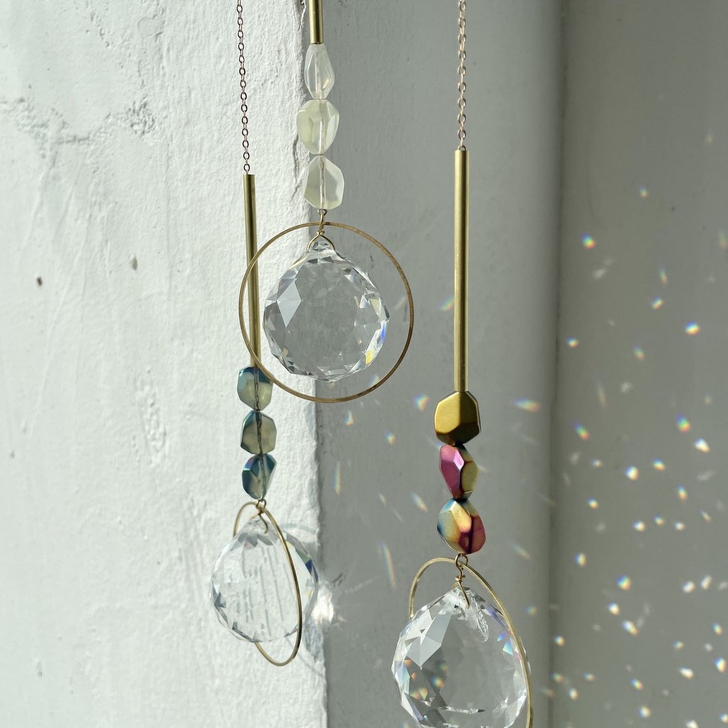 Suncatcher Rocks bunt gold