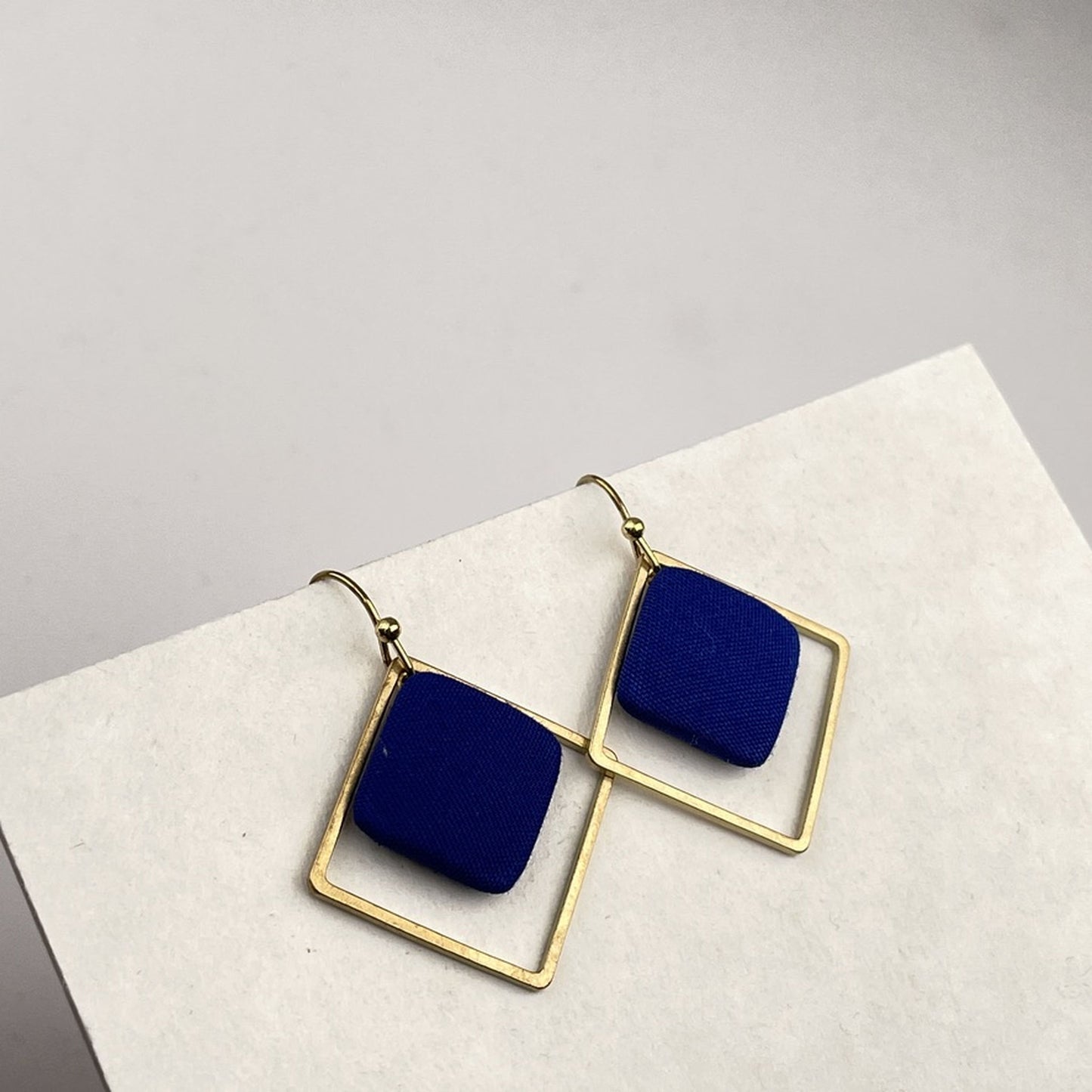 Ohrringe InnerBlock in Royalblau