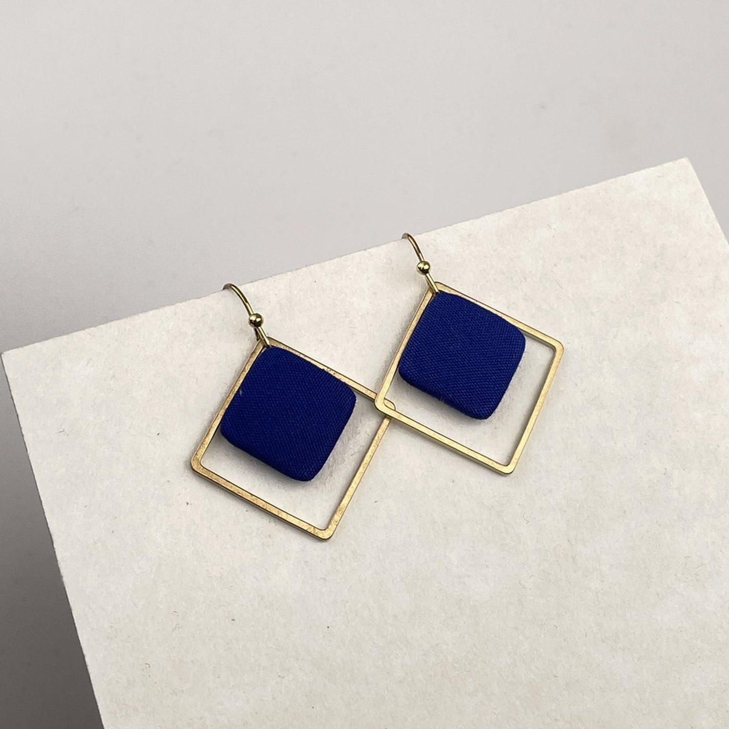 Ohrringe InnerBlock in Royalblau