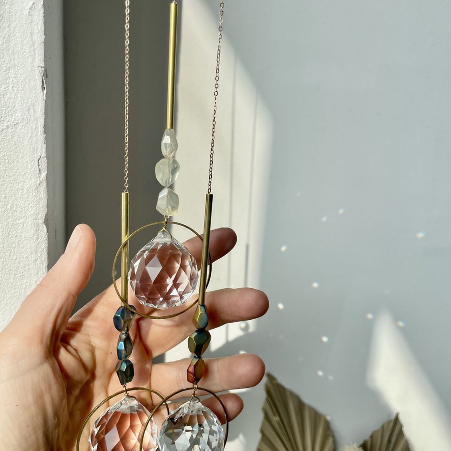 Suncatcher Rocks bunt gold