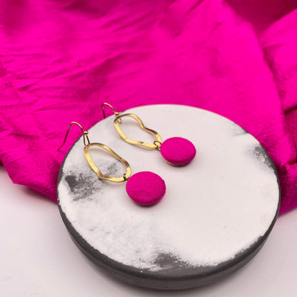 Ohrringe Swing . Bright Pink
