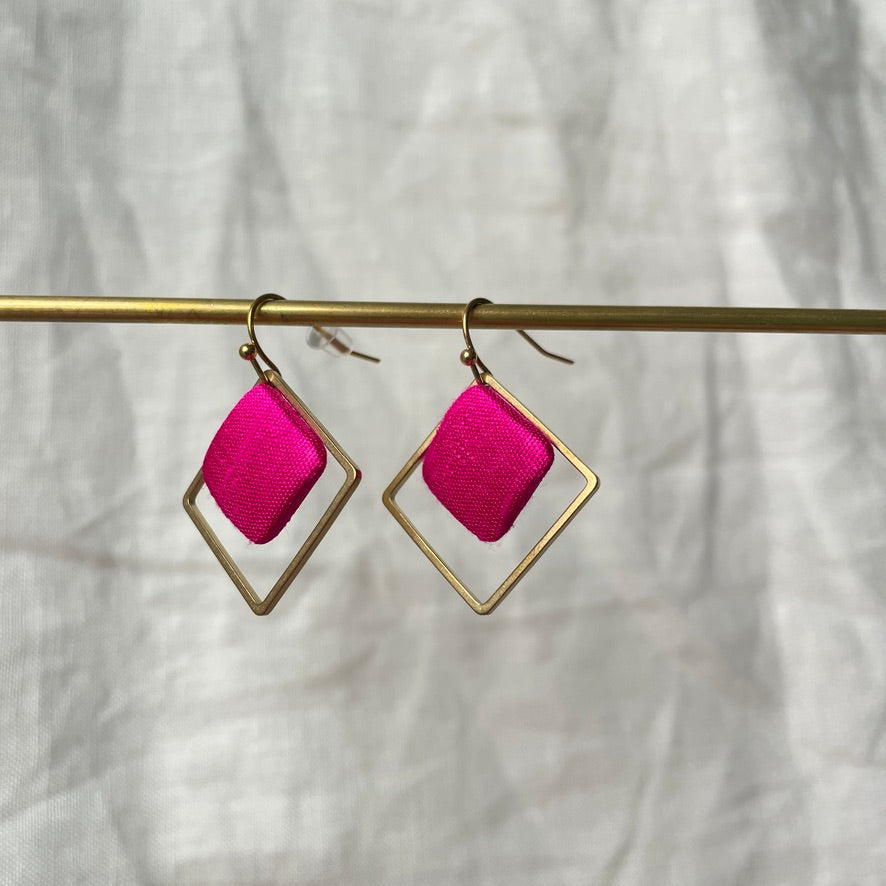 Ohrringe InnerBlock . Bright Pink
