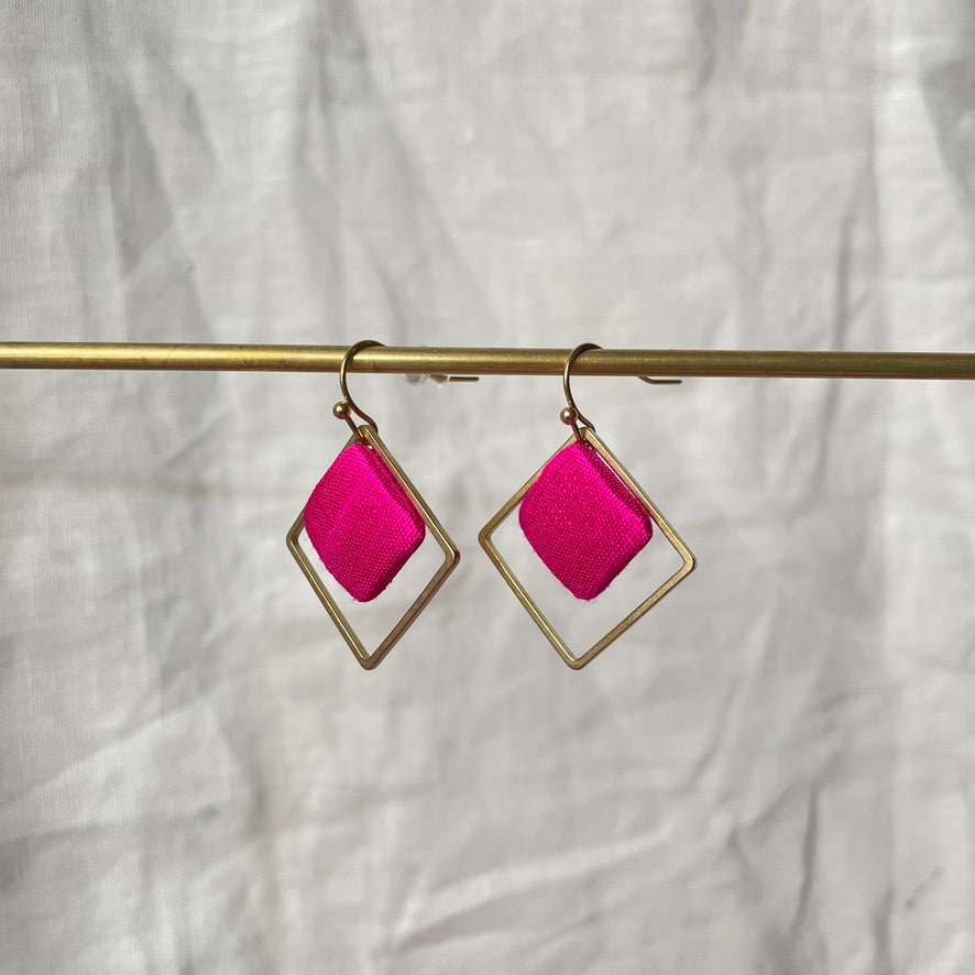 Ohrringe InnerBlock . Bright Pink