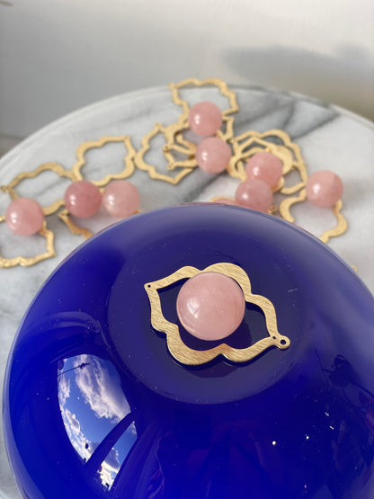 Suncatcher Vulva light Rosé. gold