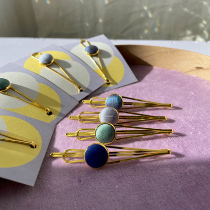 Haarspangen SET . *Little Pea* in Gold