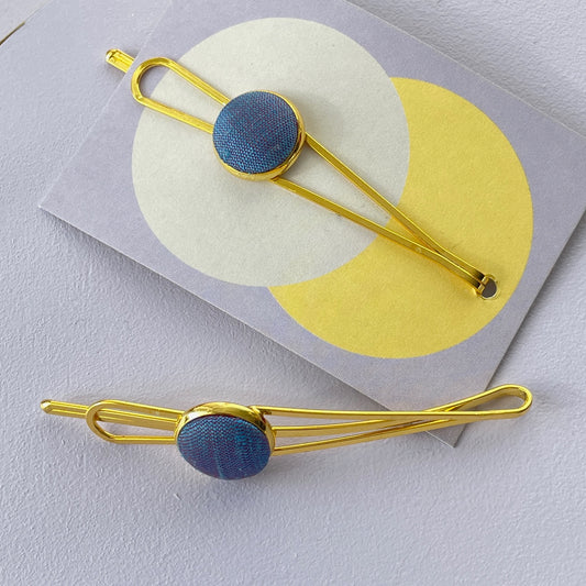 Haarspange *Little Pea*in Blaue Stunde