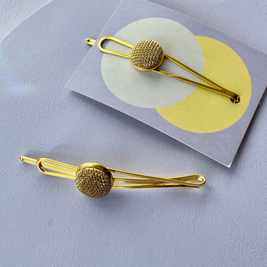 Haarspange *Little Pea*in Gold