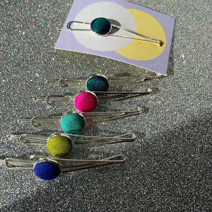 Haarspangen SET . *Little Pea* in Silber