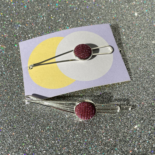 Haarspange *Little Pea*in Beere . Silber