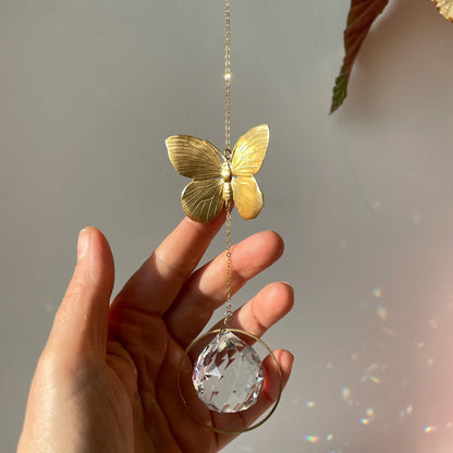 Suncatcher Schmetterling / Lichtfänger / Fensterkristall  / Prisma