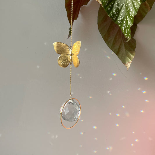 Suncatcher Schmetterling / Lichtfänger / Fensterkristall  / Prisma