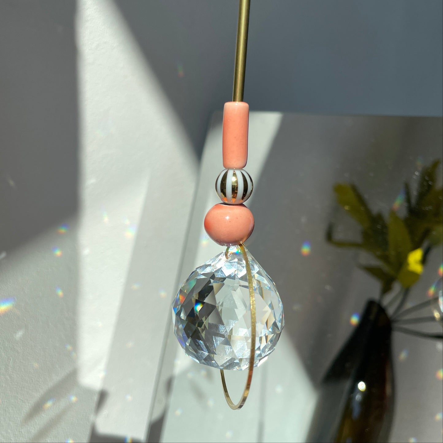 Suncatcher Zirkus Lachs / Lichtfänger / Fensterkristall  / Prisma