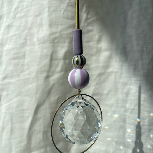Suncatcher Zirkus Lila / Lichtfänger / Fensterkristall  / Prisma