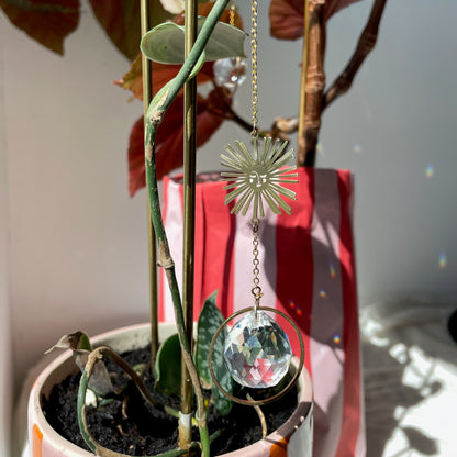 Suncatcher Mini Cheeky Sun / Lichtfänger / Fensterkristall  / Prisma
