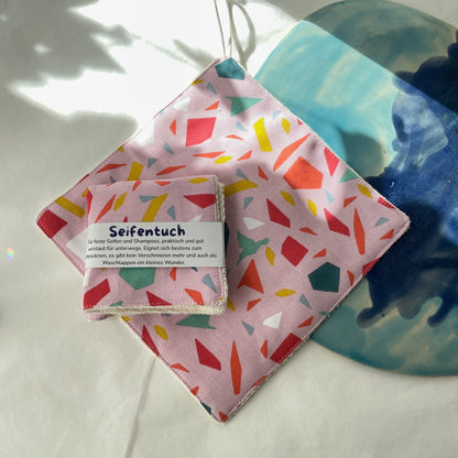 Seifentuch Terrazo Pink