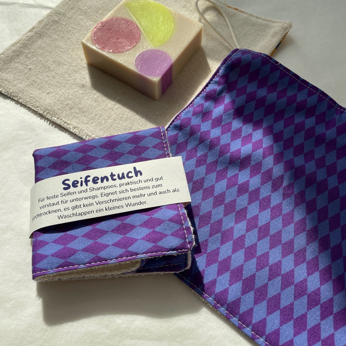 Seifentuch Zirkus Lila