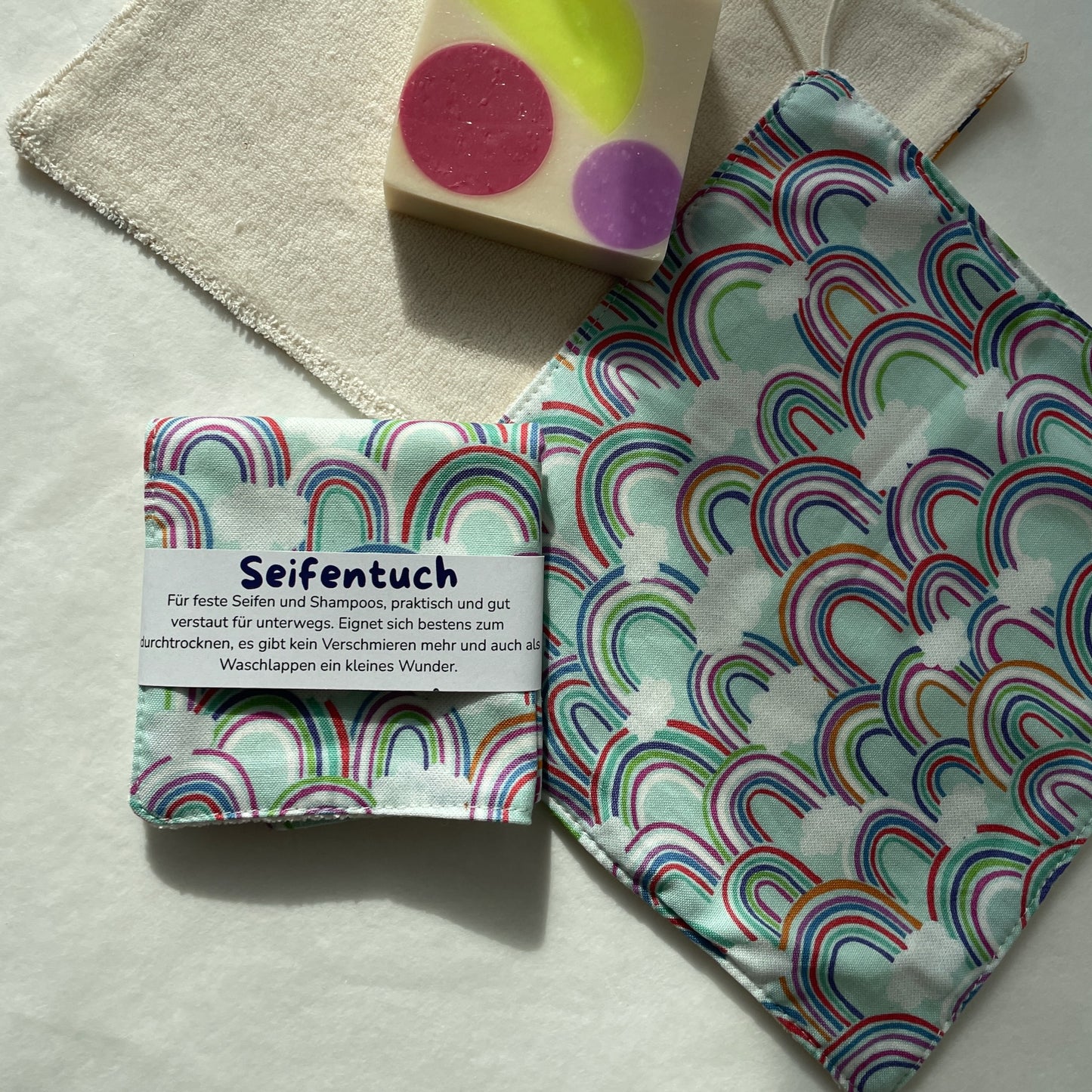 Seifentuch Regenbogen