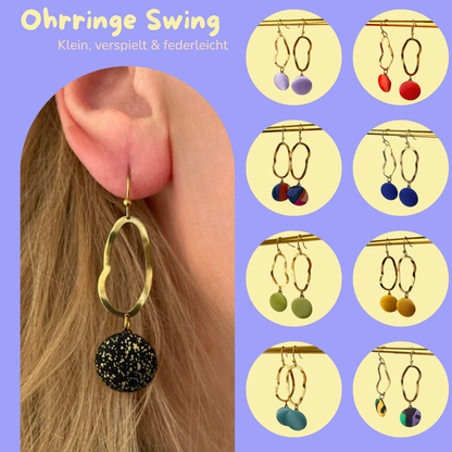 Ohrringe Swing in Sunblock, Bonnie & Buttermilk
