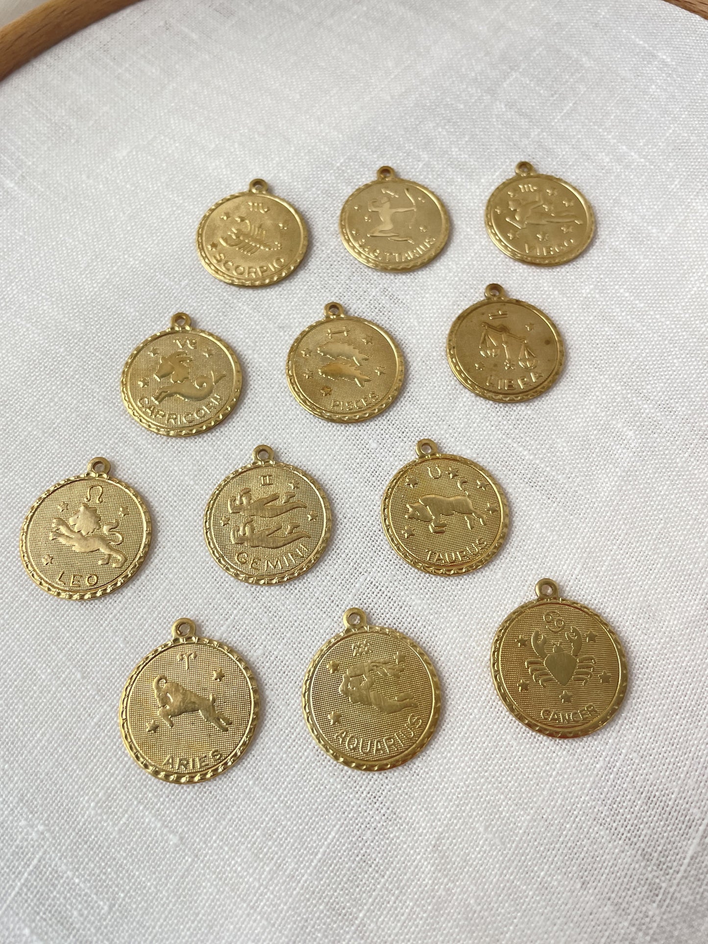 Personalisierte Sternzeichen- & Aszendenten-Kette | Goldplattiertes Edelstahl Individueller Astro-Schmuck