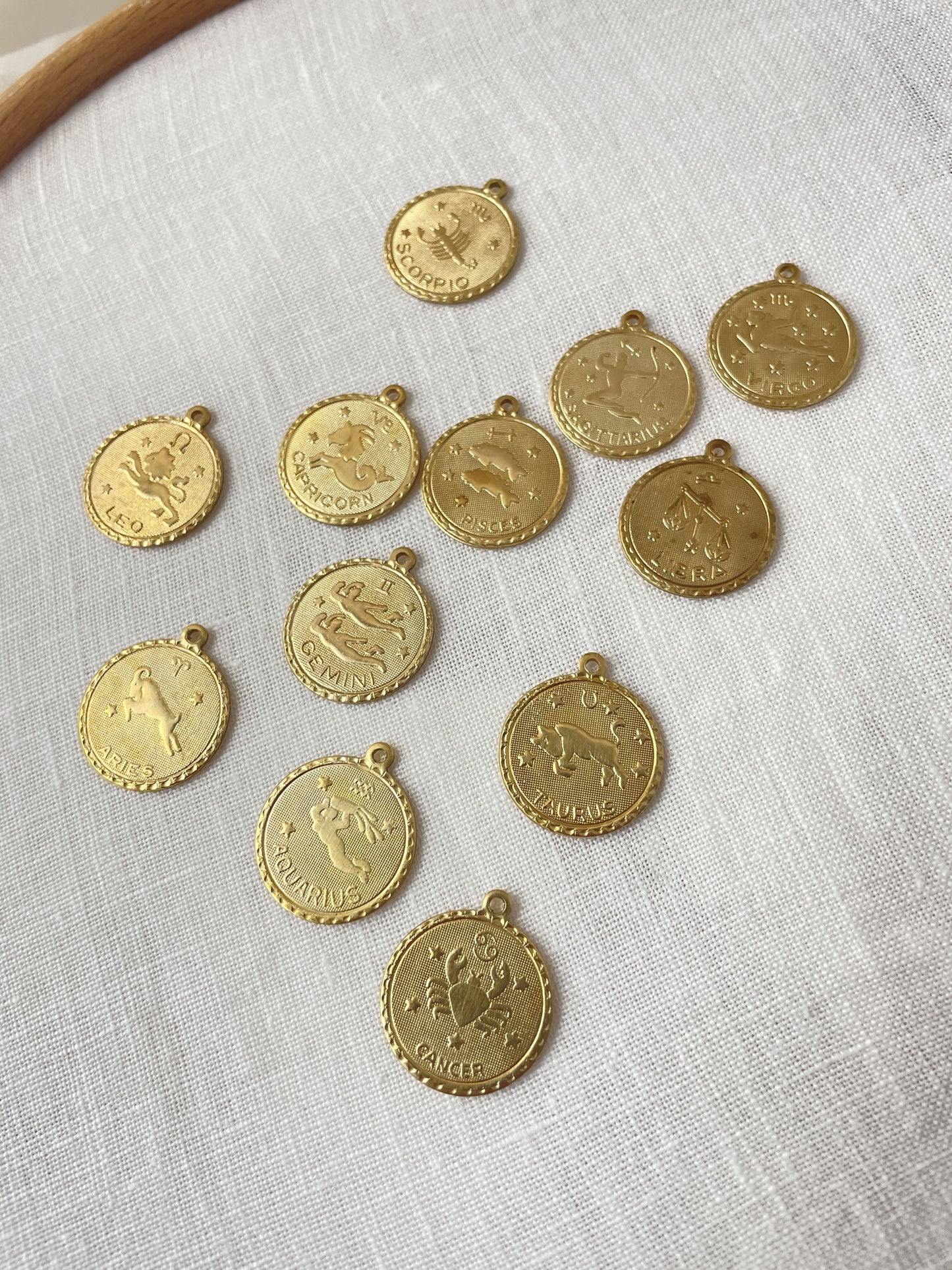 Personalisierte Sternzeichen- & Aszendenten-Kette | Goldplattiertes Edelstahl Individueller Astro-Schmuck