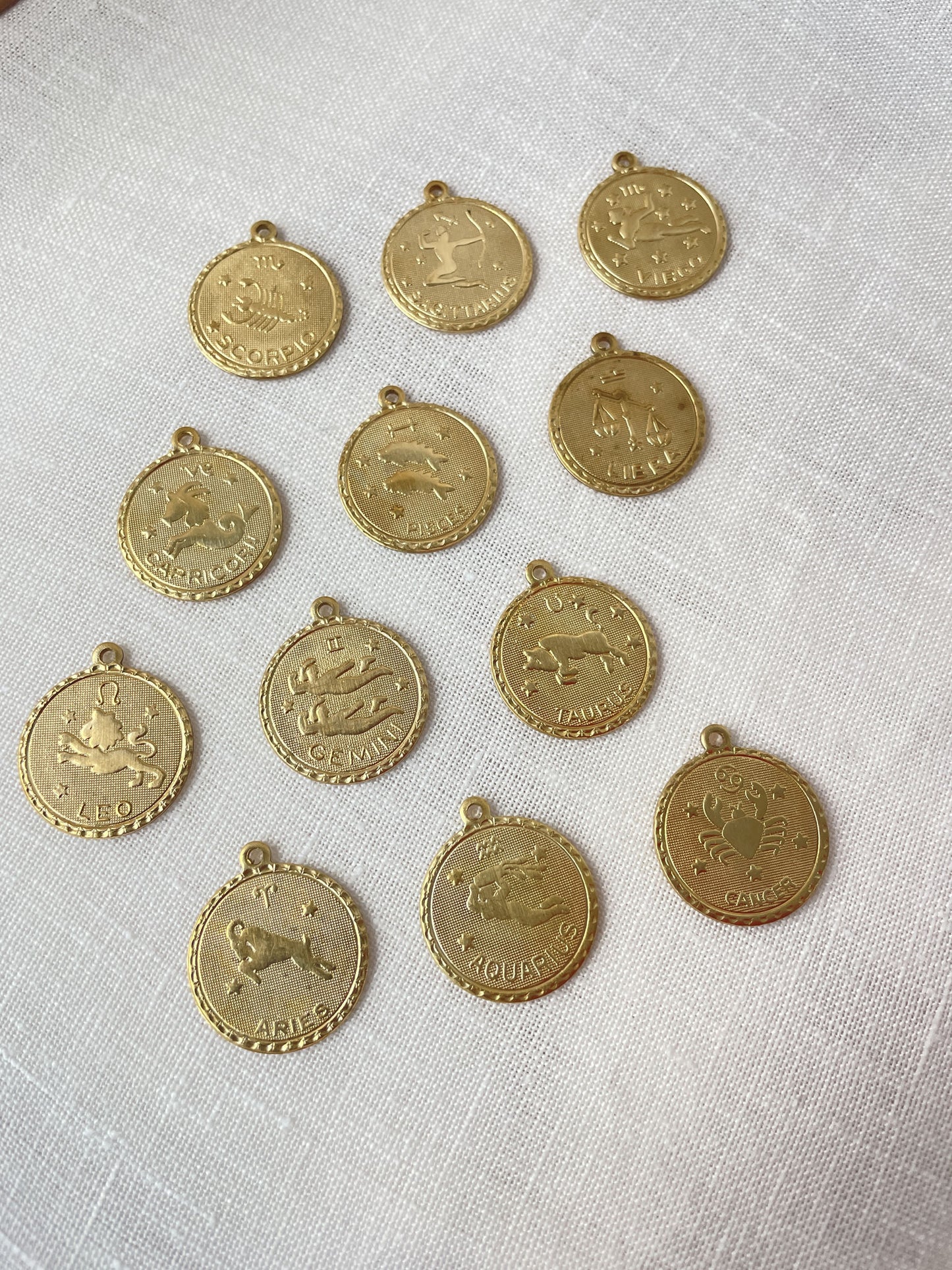 Personalisierte Sternzeichen- & Aszendenten-Kette | Goldplattiertes Edelstahl Individueller Astro-Schmuck