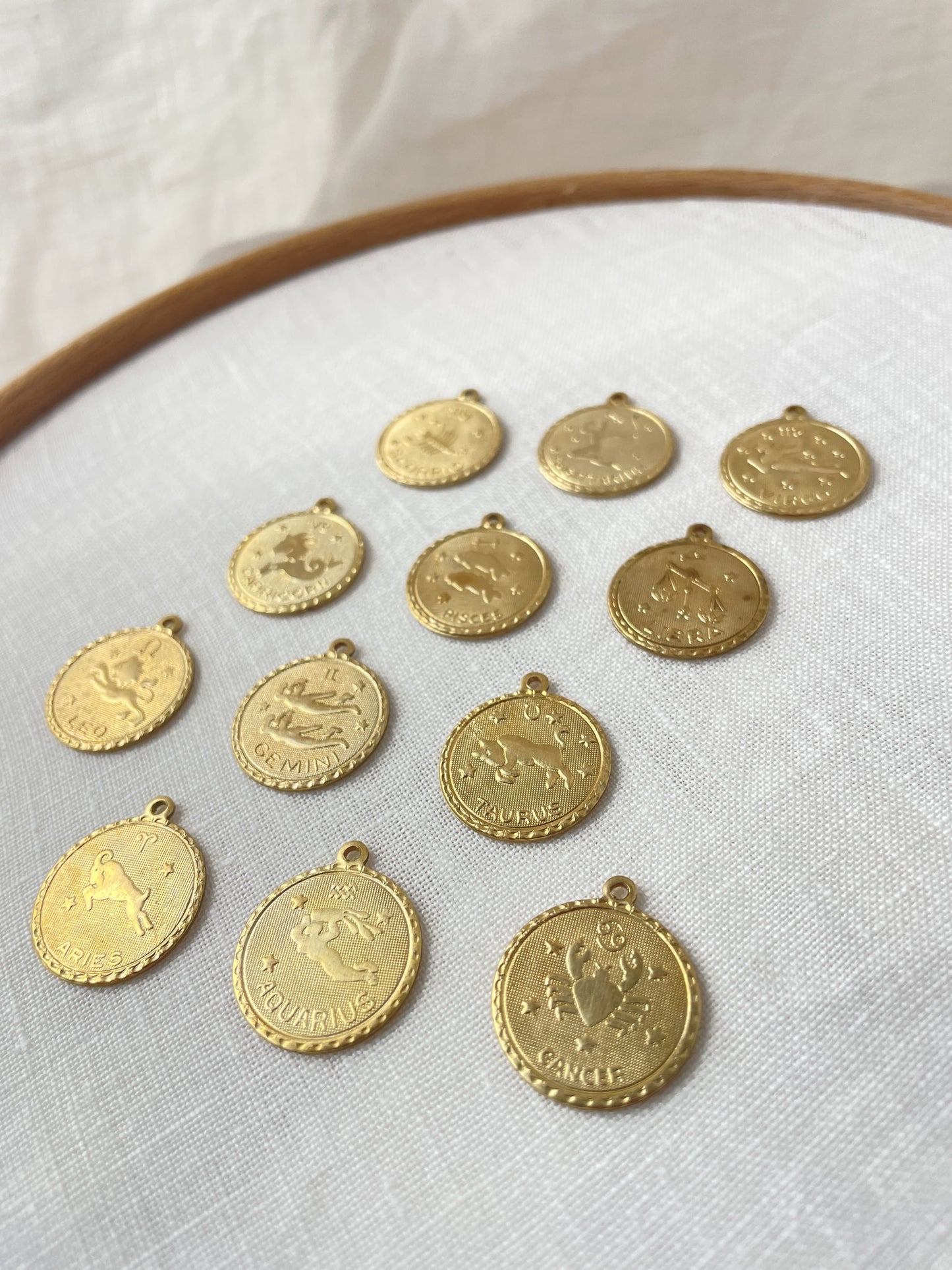 Personalisierte Sternzeichen- & Aszendenten-Kette | Goldplattiertes Edelstahl Individueller Astro-Schmuck