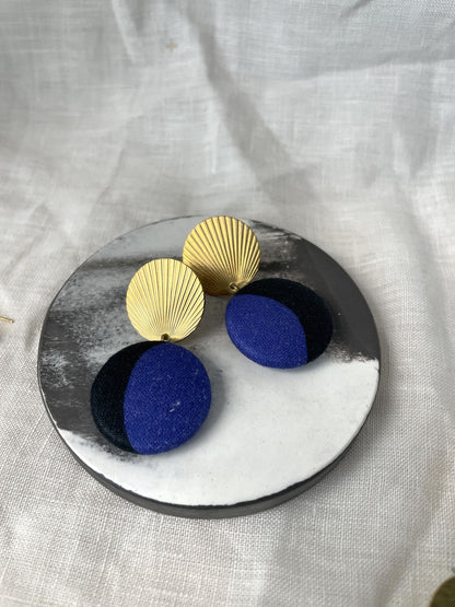 Ohrringe mit Stoffen von Bonnie und Buttermilk