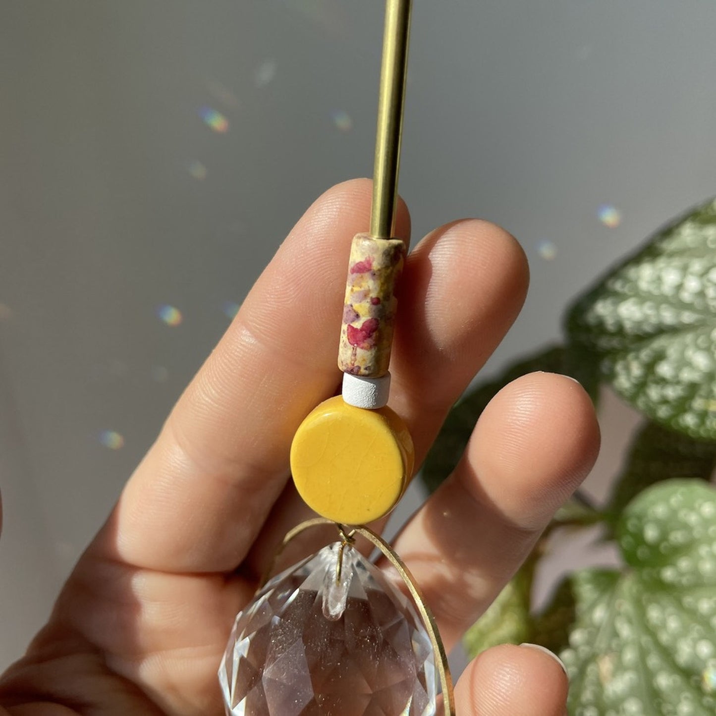 Suncatcher Disc gelb gelb