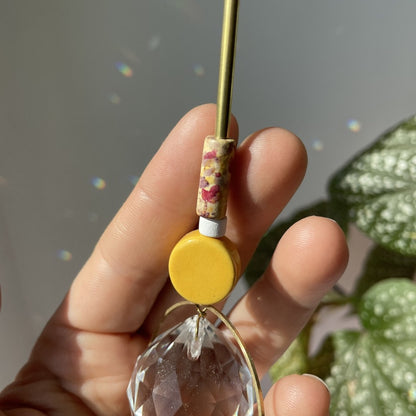 Suncatcher Disc gelb gelb