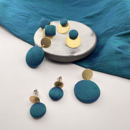 Ohrstecker MegaTransit . Petrol des Urwalds