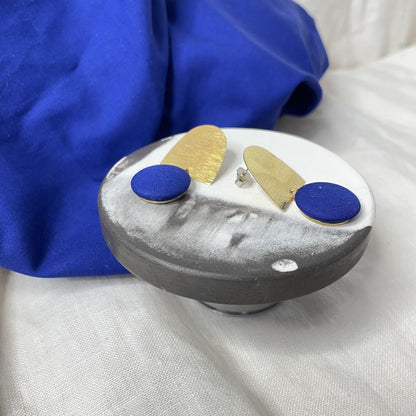 Ohrstecker Monta. Royalblau