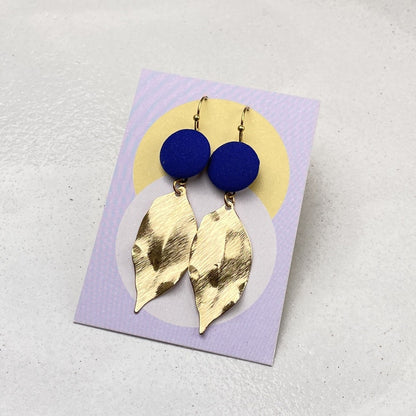 Ohrringe Lievs in Royalblau