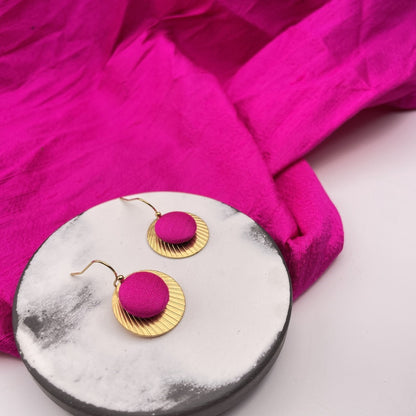 Ohrringe Strahla . Bright Pink
