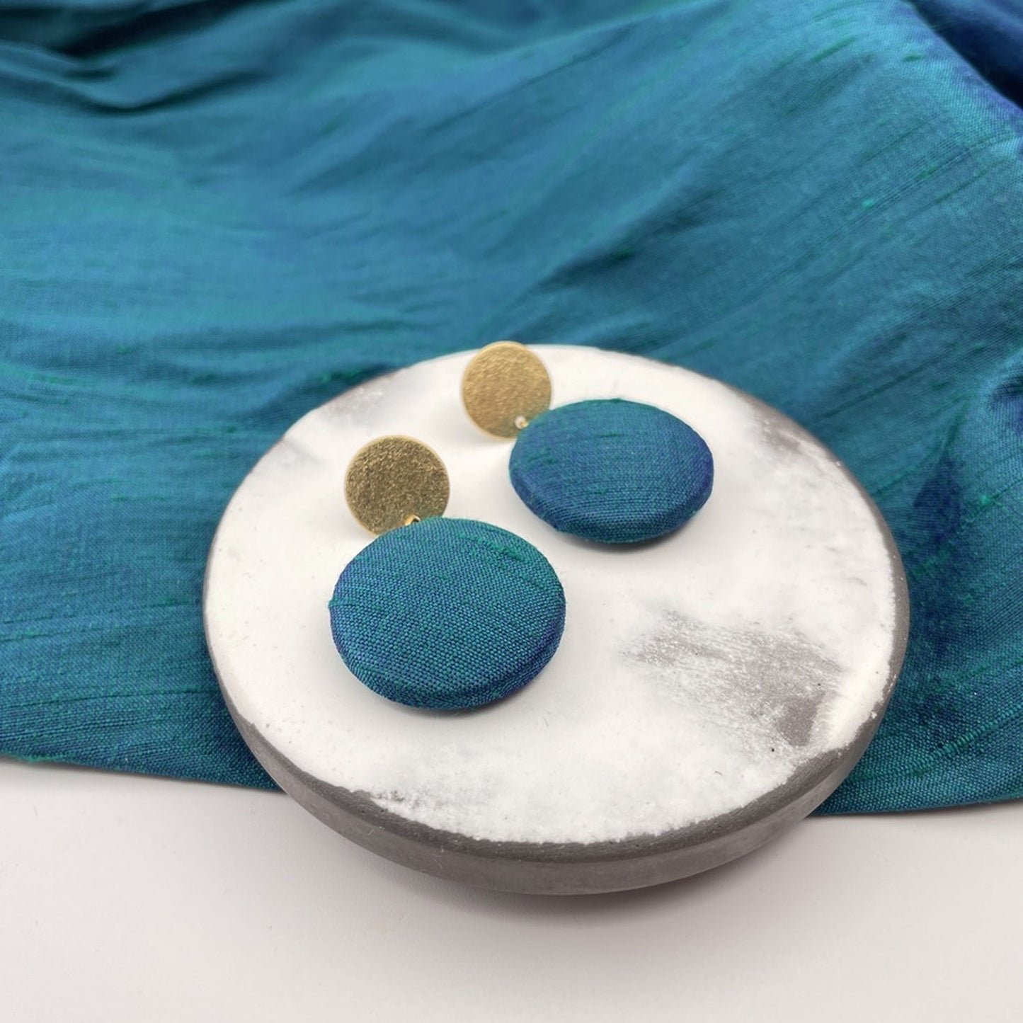 Ohrstecker MegaTransit . Petrol des Urwalds