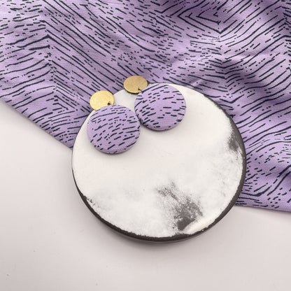 Ohrstecker MegaTransit . Fliederline