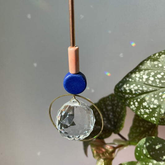 Suncatcher Disc blau rose